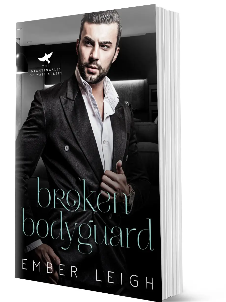 Broken Bodyguard signed paperback - bodyguard romance single mom, plus size