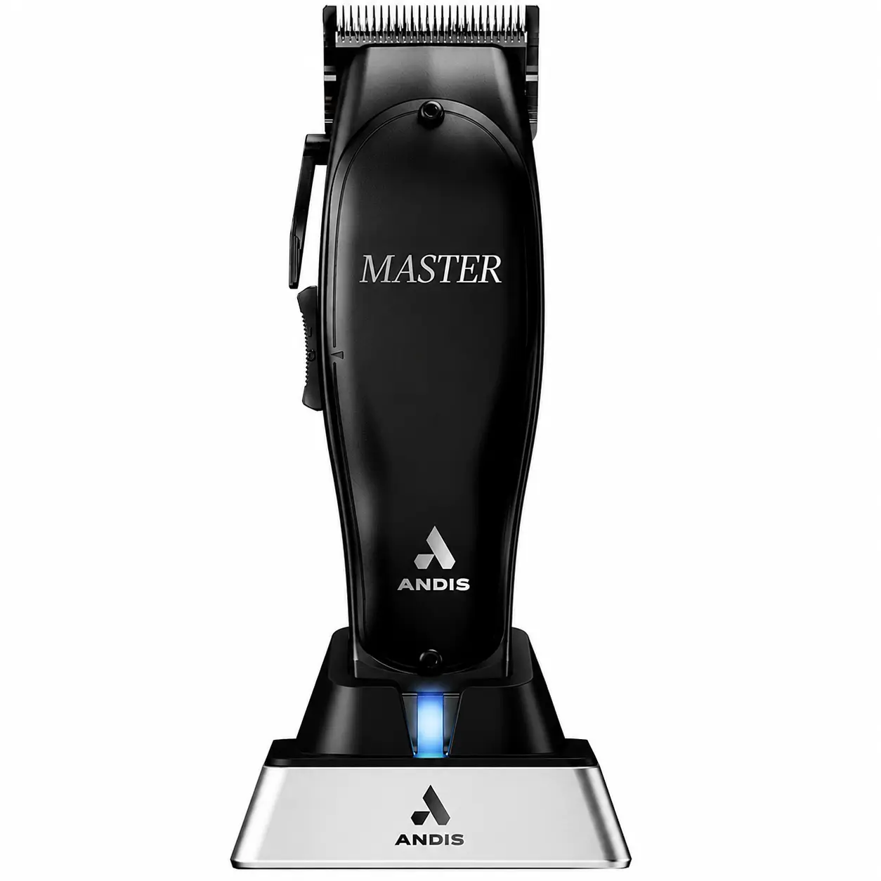 Andis Master Cordless Clipper Black Label 561895 with Master Double Magnetic Comb Set 01420