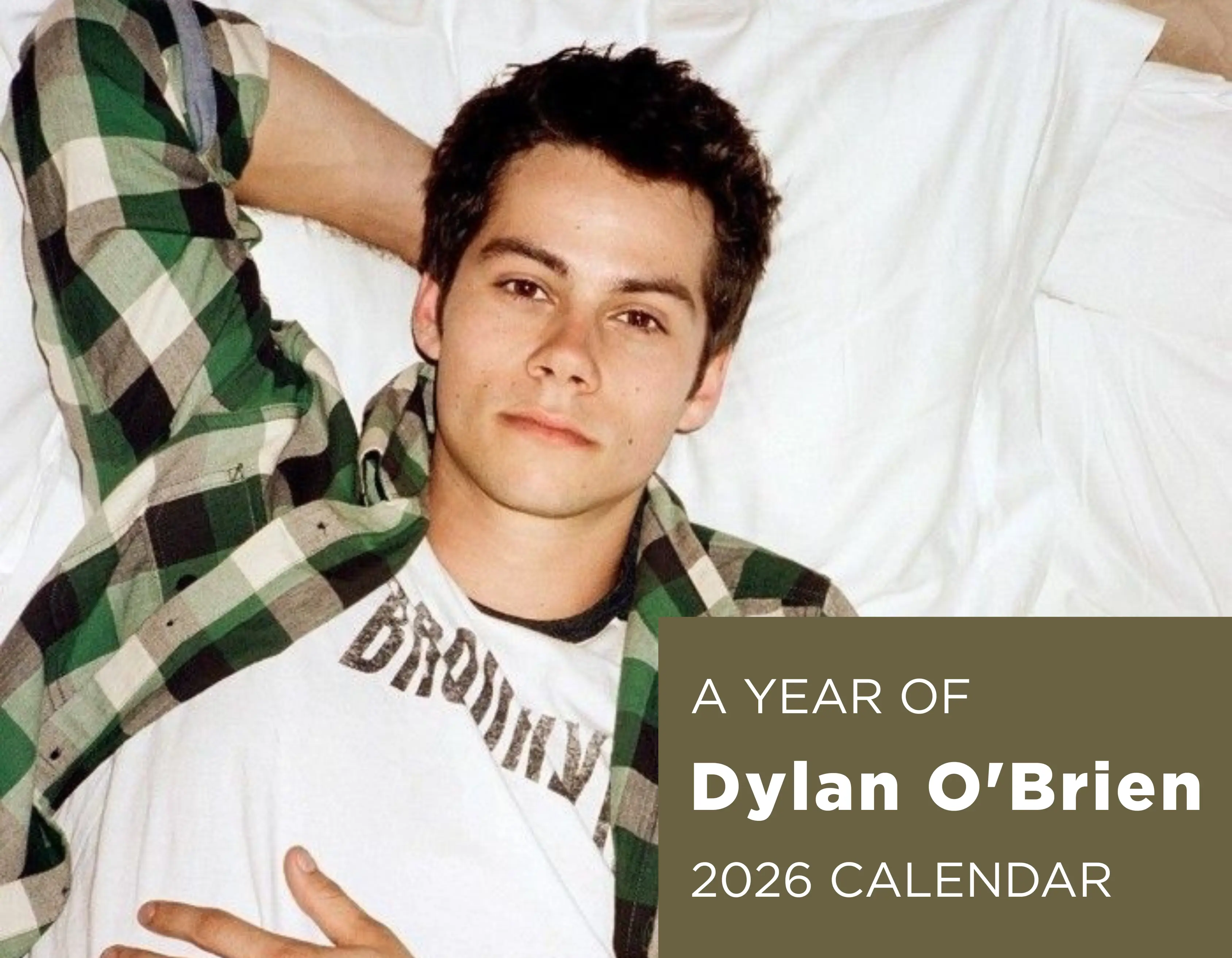 Dylan O'Brien 2027 Wall Calendar, Dylan O'Brien Celebrity Merchandise
