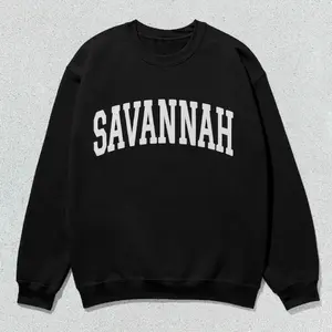 Savannah Sweatshirt Georgia Collegiate Crewneck Sweater Unisex