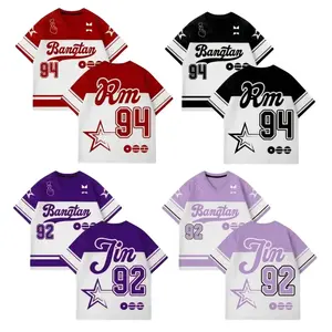 Custom Mesh Football Jersey Gift Fans, Custom Bangtan Arirang Tour Idol Jersey, Personalized Jersey For Teen Girl Women Foootball Kpop Fan, World Tour 2026 Shirt