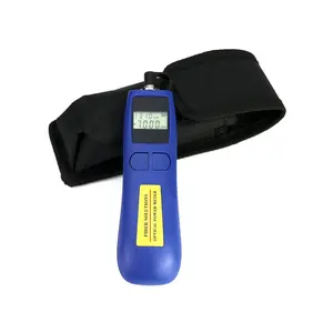 Optical Power Meter -70~+10 dBm with Universal 2.5mm Interface Fiber Light Meter for Testing 6 Calibration wavelengths Blue
