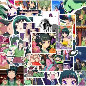 Apothecary Diaries Sticker, 54pcs/set Graffiti Decorative Sticker, Anime Design, DIY Decals for Water Bottle, Laptop, Phone Case, Scrapbooking, Journal Making