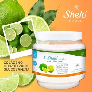 Shelo Nabel Colageno Limón Polvo/Colágeno Limón Polvo Coyunturas Huesos Dolores Reumaticos Supplement Natural