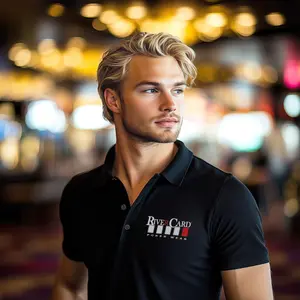 Official Embroidered RiverCard Polo - Black