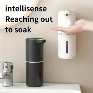 Smart Sensor Hand Sanitizer Dispenser, Touchless Automatic Liquid Dispensing, USB Rechargeable, Wall-Mountable, Ideal for Bathroom, Kitchen, School & Home Cleaning, Multi-Purpose for Dish Soap & Hand Sanitizer, Bathroom Accessory