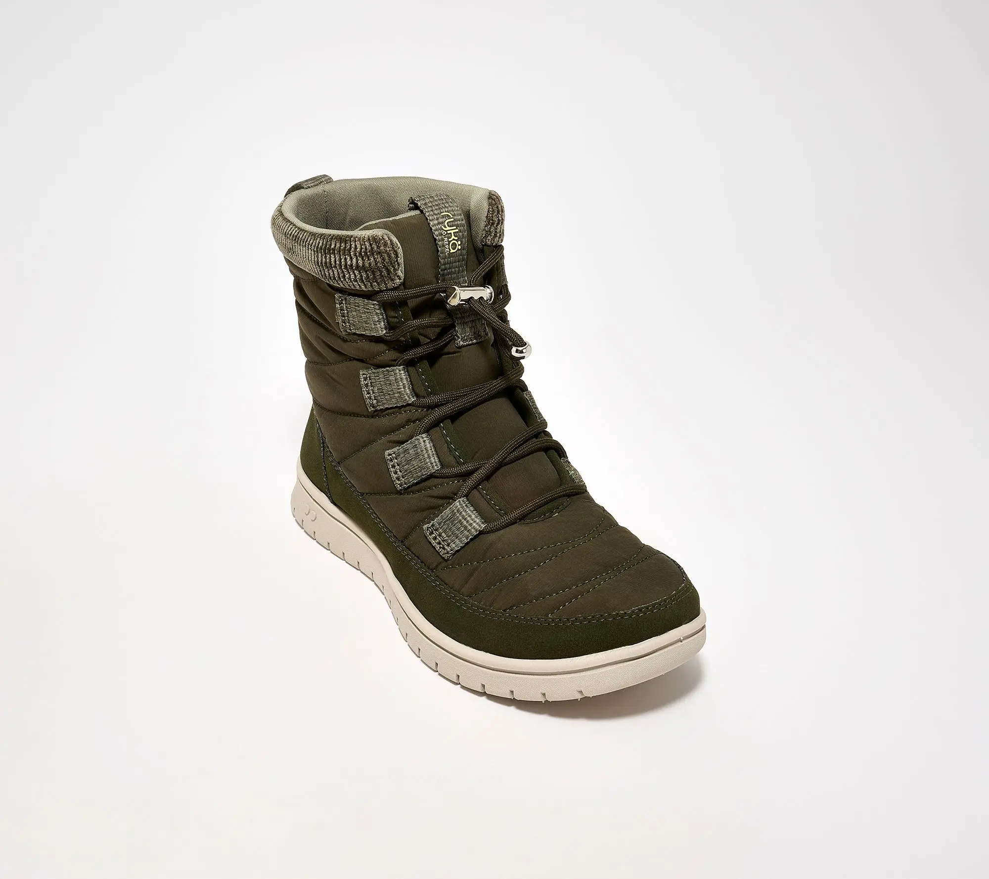 Ryka Repel Quilted Toggle Lace-Up Winter Boots - Sienna Ryka Repel Quilted Toggle Lace-Up Winter Boots - Sienna