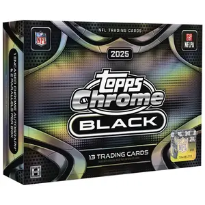 2025 Topps Chrome Black Football 12 Box Case Break