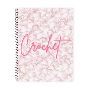 Light Rose Crochet Journal - Crochet Project Tracker helps organize your Crochet Projects and keep notes for future crochet endeavors