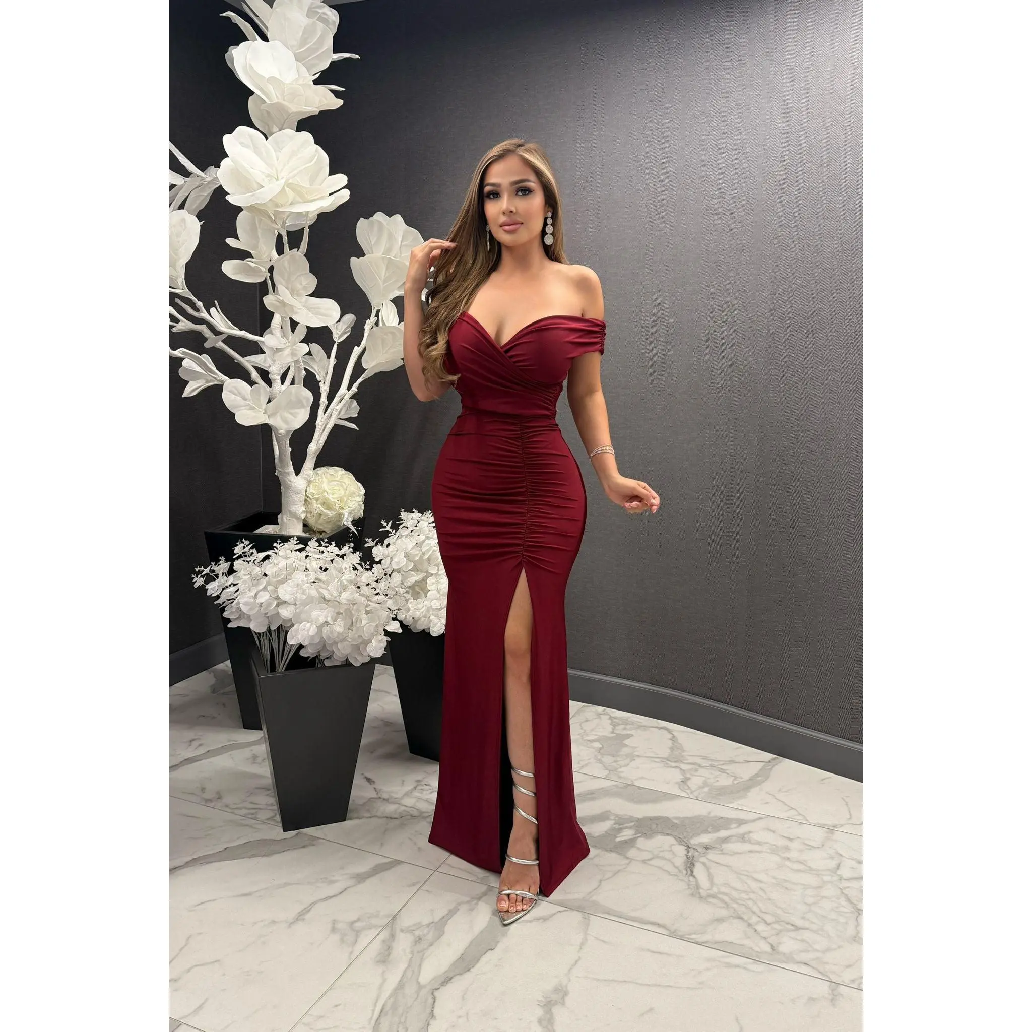 sexy jersey dresses Nude Jersey Halter Sexy Mermaid Bodycon Backless Party Dresses, CP0598 main image 1