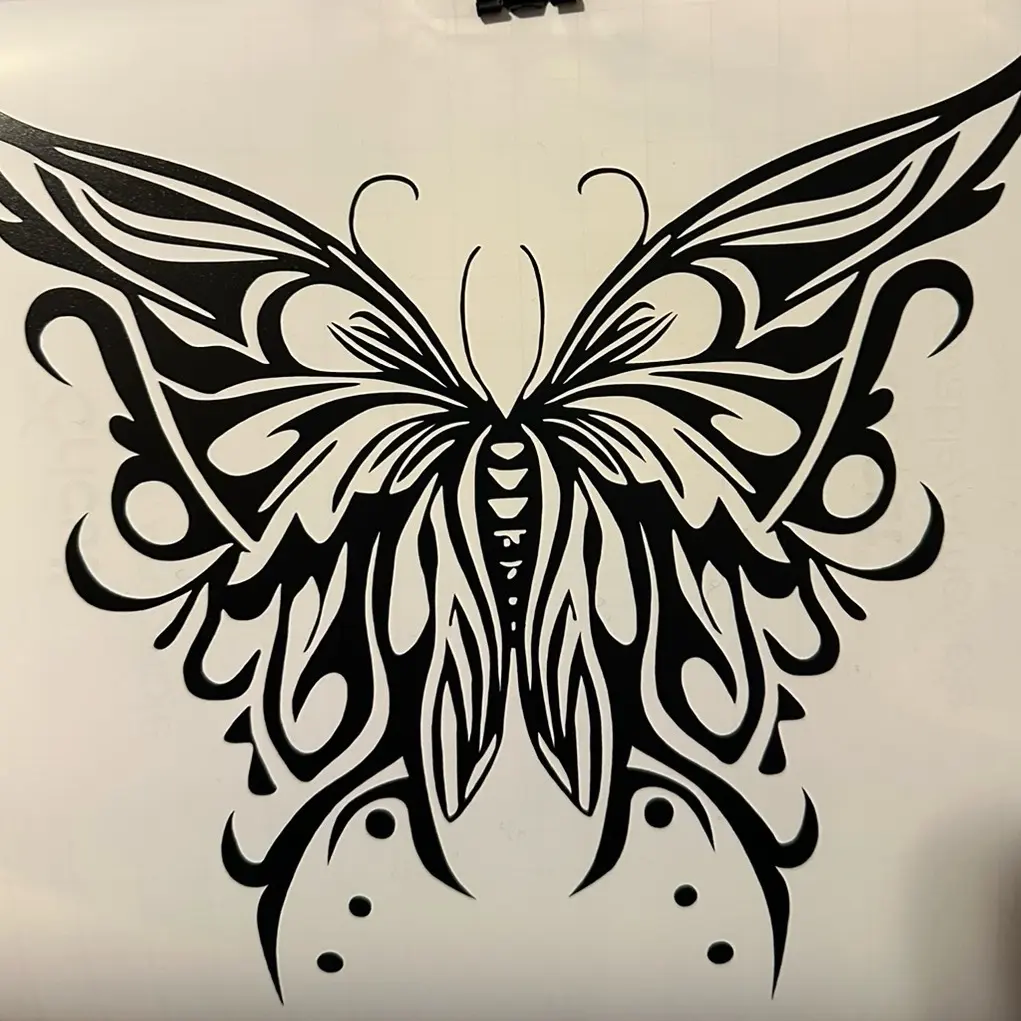 Tribal butterfly Decorative Stickers