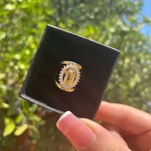 Double Brillo Virgencita Ring -