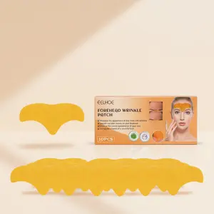 Forehead Wrinkle Patches with Centella Asiatica and Collagen, Overnight Forehead Mask, Anti Wrinkle Patches for Forehead and Lip Area, 10 Pcs
