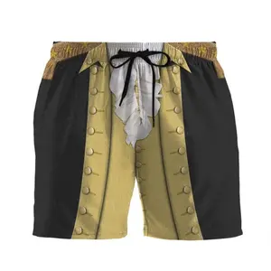 George Washington Gym Shorts Men's Basketball Shorts with Pockets Athletic Sweat Walking Summer Shorts