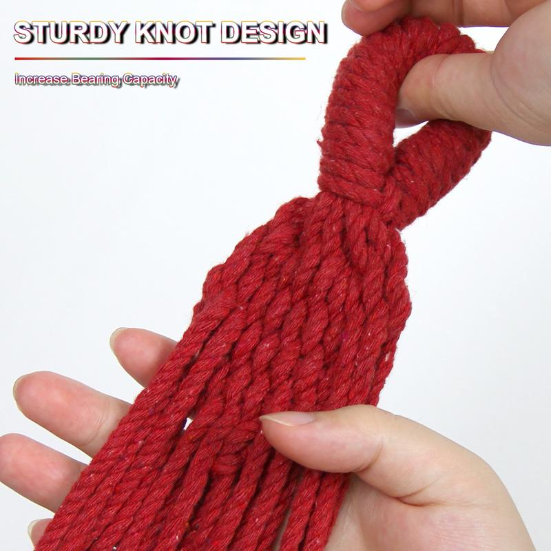 SZHLUX Double Hammock,Cotton Hammock Portable Hammock with Carry Bag,Perfect Camping Outdoor/Indoor Patio Backyard