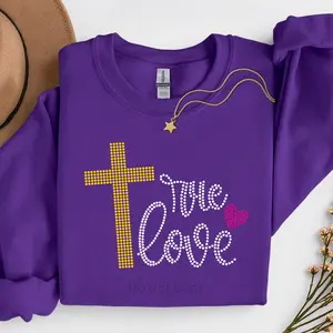 True Love Rhinestone Transfer