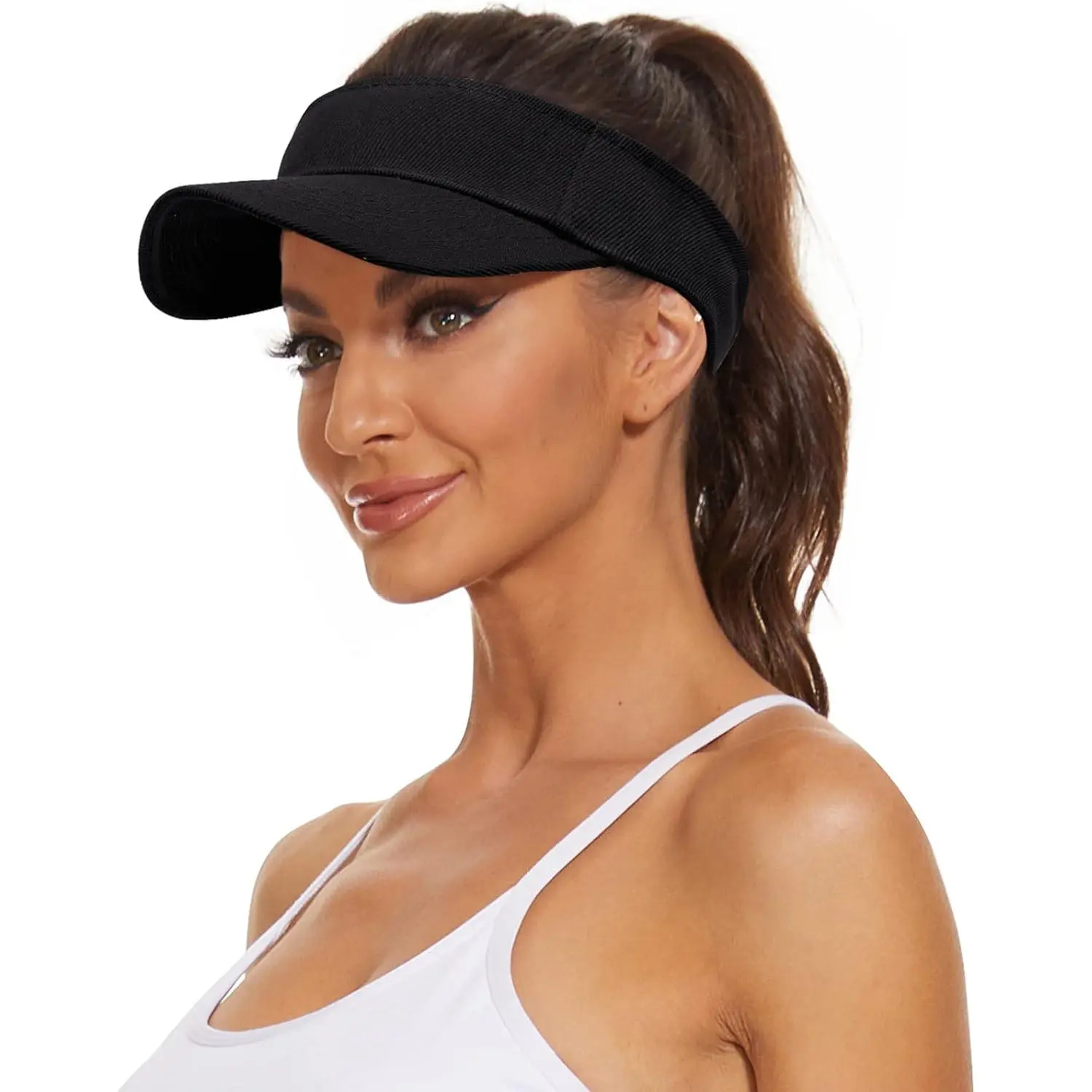 Womens Visor Hats for Women Adjustable Beach Sun Visors for Women Sports Outdoor Unisex Golf Tennis Visor for Men
