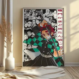 Tanjiro Kamado Poster Demon Slayer Matte Anime Print Manga Wall Art All Sizes - No Frame