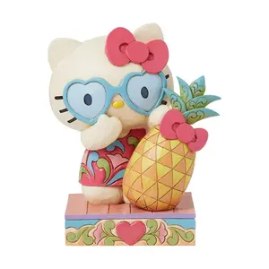 Jim Shore Sanrio Hello Kitty Pineapple Figurine6in H Jim Shore Sanrio Hello Kitty Pineapple Figurine6in H