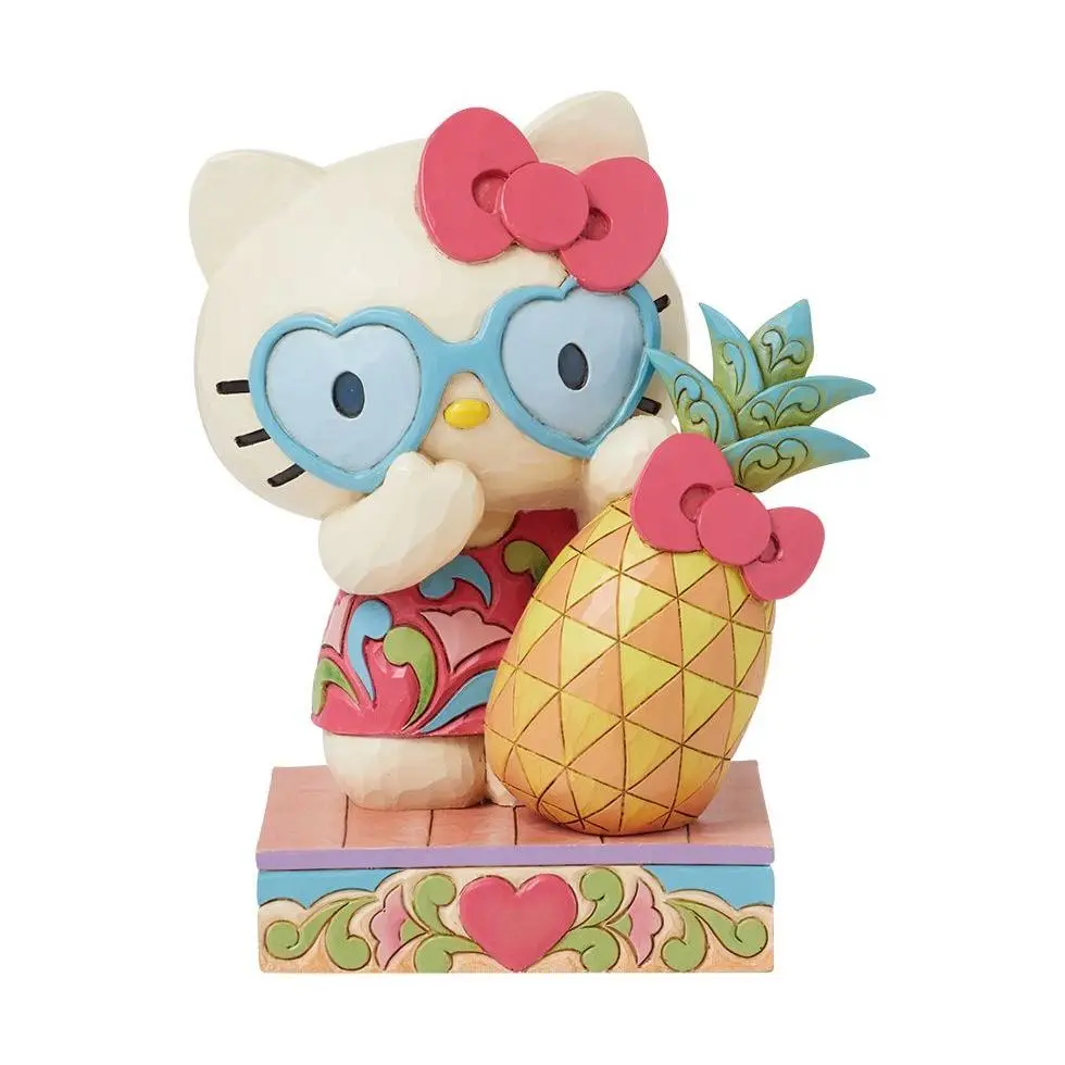 Jim Shore Sanrio Hello Kitty Pineapple Figurine6in H