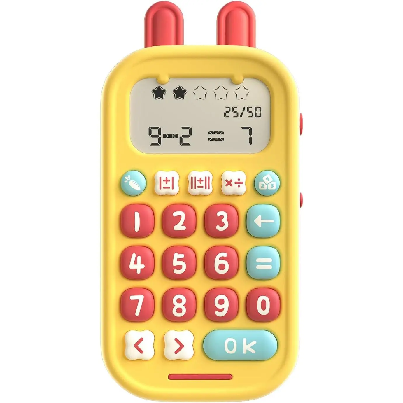 Math Games  Kids Ages 5-12, Portable Math Toys  Practicing Addition, Subtraction, Multiplication and Division, Fun Educational Toy with 5 Modes, 19 Math Games, and 50K Math Questions