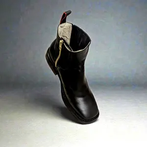 Botin Artesanales Short Boots for Men - Comfortable Walking Shoes in Tabacco Color - Boy Fashion Boots Leather Footwear