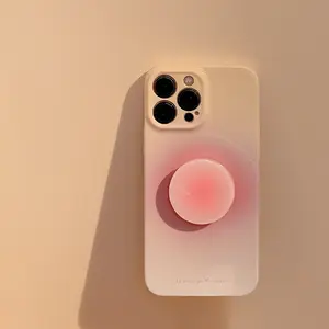 Gradient Pink Stand 14 Pro Max Apple Phone Case 17 Compatible with iPhone 13 Spring Summer 16 Film 15 Huawei