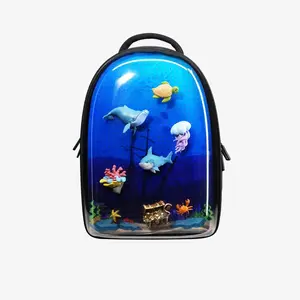 Ocean Domepak Kit - Marine Adventure Backpack with Ocean Display Board and 8 Unique Ocean-Themed Toys