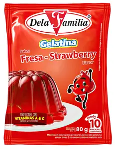 Gelatina Fresa (12 Pack) – Sabor Dulce y Refrescante