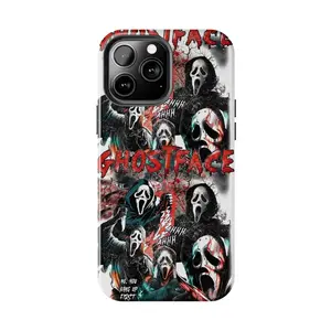 Ghostface Vintage 90s Phone Case Compatible with iPhone 17 16 15Pro, 14, 13, 12, 11, 8, XR Mini, Pro Max, Plus & SAMSUNG GALAXY 21 S22 S23 S24 25 ULTRA PLUS Accessories Protection unisex