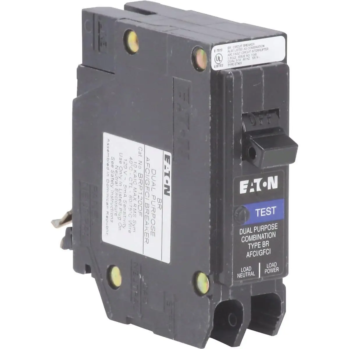 BR 20A Single-Pole AFCI/GFCI Circuit Breaker - 1 Each