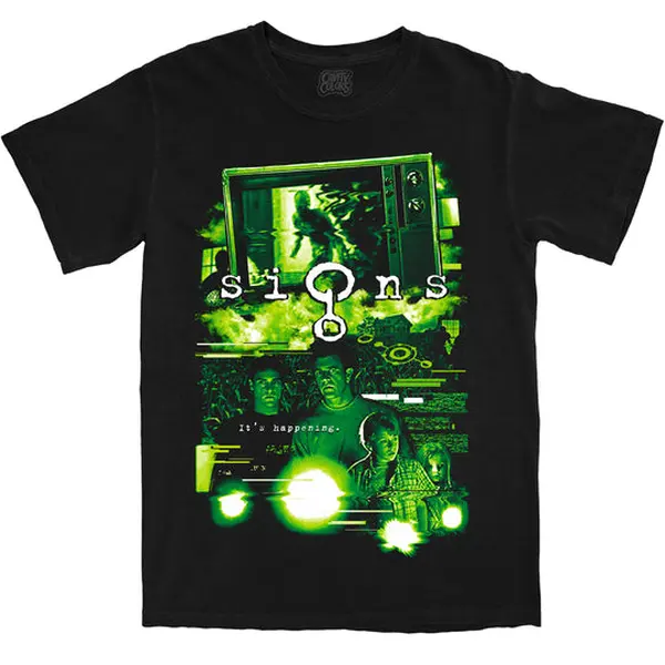 SIGNS (2002) THE INVASION - T-SHIRT, Movie Shirt, Fashion Cotton, Full Colors, Full Sizes, For Men, For Women