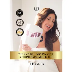 8 MULTICOLOR LED FACE MASK BY LIT BEAUTY. Smooth Wrinkles, Boost Collagen, Firm, Brighten and Zap Acne. 8 LED Color Modes. Get a radiant glow from home! Red Light Face Mask