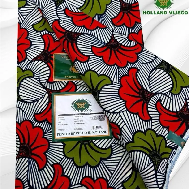 Authentic African print 100% cotton 6 yards