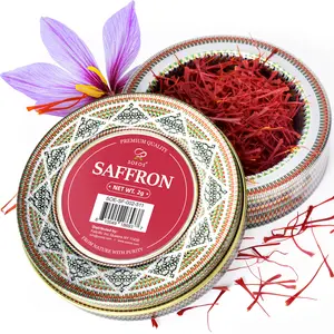 Soeos Saffron, Premium Saffron 2 Grams, Deep Red Saffron Threads For Tea, Paella, Rice, Soups, Desserts, Milk and Risotto Flavor Spice