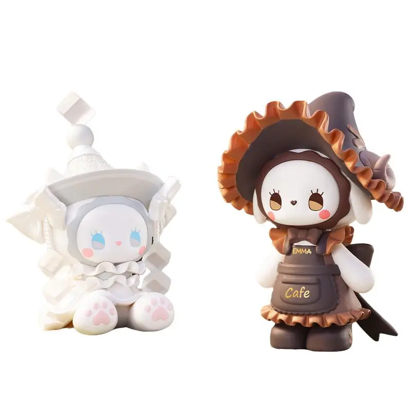 Lucky Emma Secret Forest Cafe Series Blind Box Dolls, Blind Bag, Trendy Toy Figures, Birthday Gift for Girls, Collectible Figurines