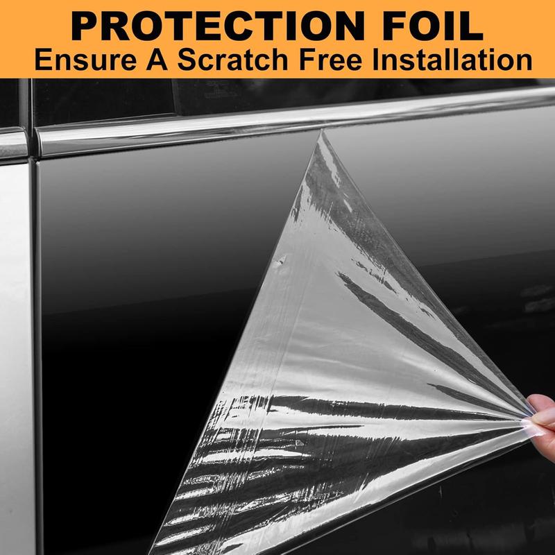 12*60" Gloss Vinyl Wrap 1ft X 5ft Air-Release Glossy Car Wrap Adhesive Film Automotive Vinyl Sticker For Cars Motorcycle DIY Detailing Paper Air Release Decal Sheet  With Tools (1FT*5FT)