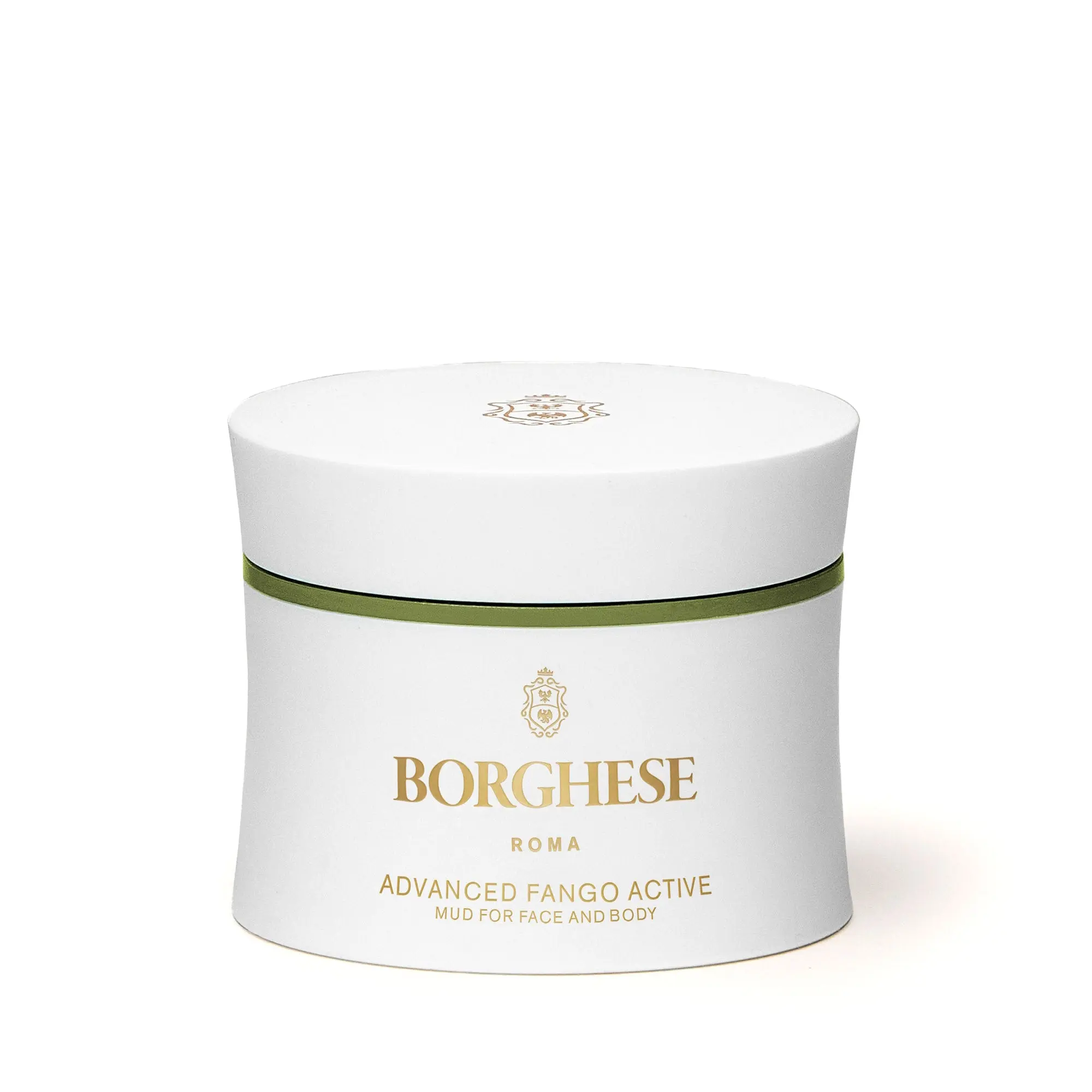 Borghese Advanced Fango Active Purifying Mud Mask for Face & Body with Ginseng, Avocado & Hyaluronic Acid, Clarifies Pores for Radiant Skin, For Normal, Oily & Combination Skin, 7.4 oz
