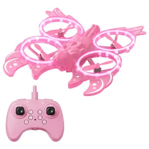 2026 Private Model Girl's Toy Airplane Butterfly Aircraft Remote Control Plane Children's Mini Drone