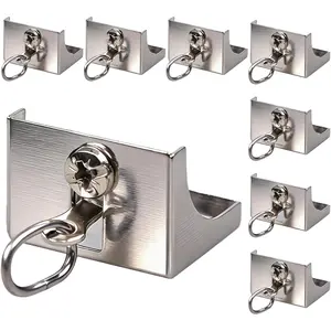 Curtain Track End Caps Quiet Curtain Rail Stop Replacement Accessories for Ceiling Track & Window Hanging Rod 8 Pack
