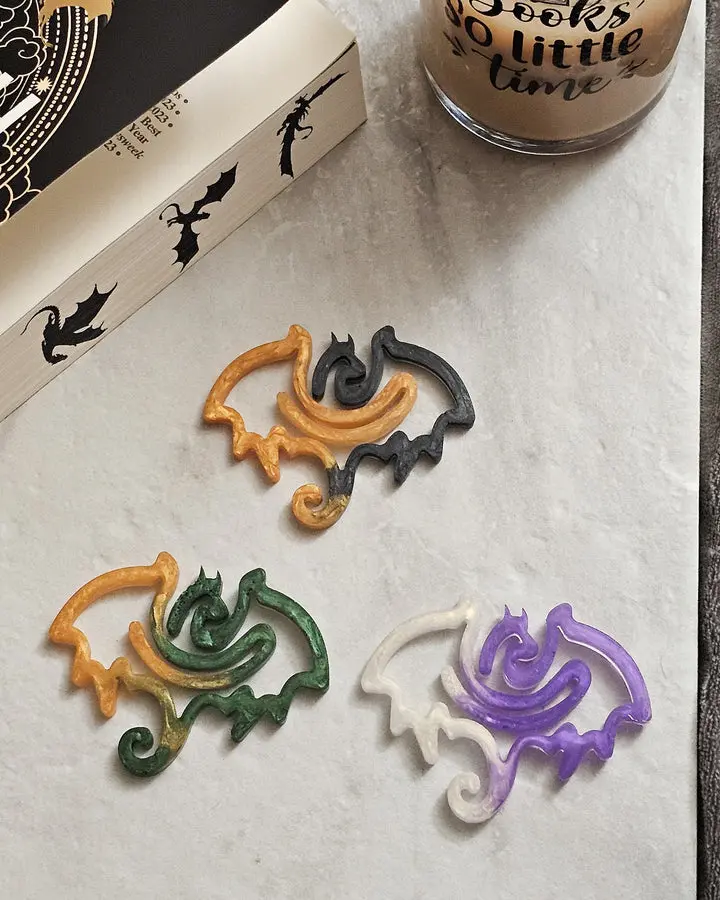 Dragon Bookmark – Resin Paperclip Fantasy Reader Gift