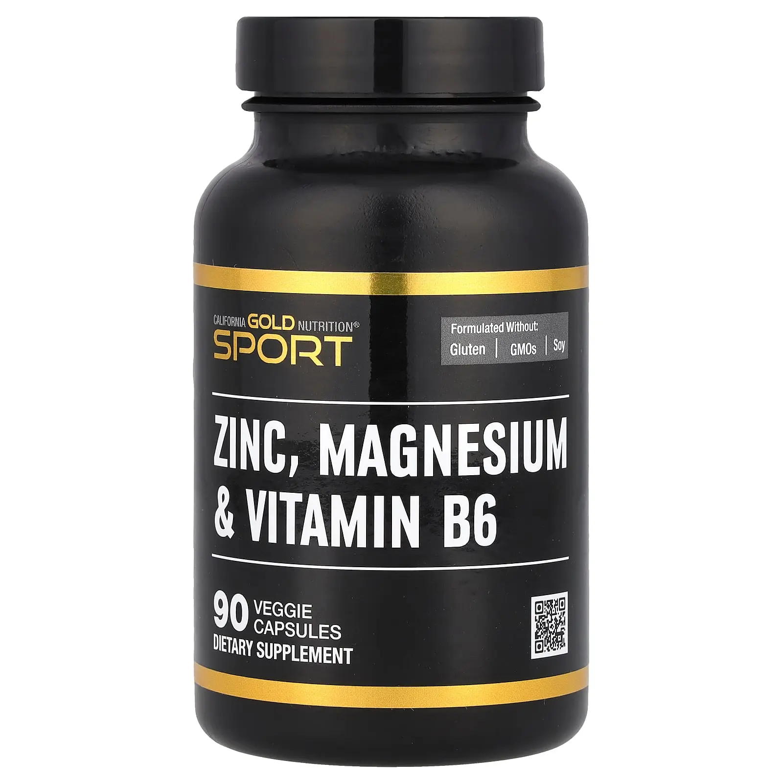 California Gold Nutrition Sport, Zinc, Magnesium, & Vitamin B6, 90 Veggie Capsules