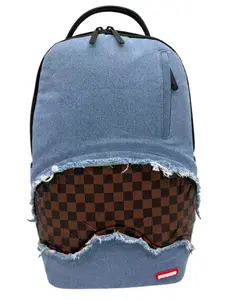 SPRAYGROUND: DENIM SHARK BITE BACKPACK