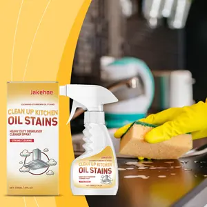 Powerful Oil Stain Cleaner Spray, Kitchen Grease Remover, Universal Oven Range Hood Cleaning, Effective Oil Spill Removal, Kitchen Cleaning Product