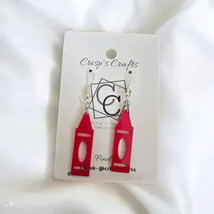 Handmade Teacher/School Earrings