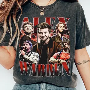 [Sale off up to 50%] Alex Warren Music Tour Vintage Shirt, Graphic Streetwear T-shirt