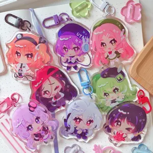 Vocaloid Haku Defoko Kaai Yuki Macne Nana Acrylic Keychain Charms, Vocaloid Keychains - Cute Keyring Accessory, Fun Charm For Backpack Or Purse | High Quality and Customer Favorite Items