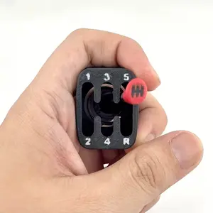 Realistic Manual Gear Shift Lever Toy, Stress Relief Fidgeting Square Gear Stick for Office Desk, Perfect Gift for Teens and Car Enthusiasts