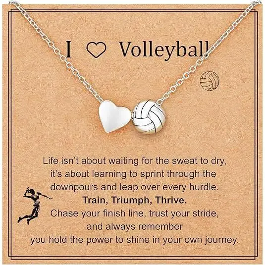 White K Volleyball+Card