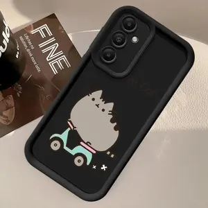 Case for Samsung Galaxy A15 A16 A51 A73 A23 A34 A71 A72 A12 A13 A35 A36 A56 A53 A54 A26 A32 Phone Cover P-Pusheens Cat